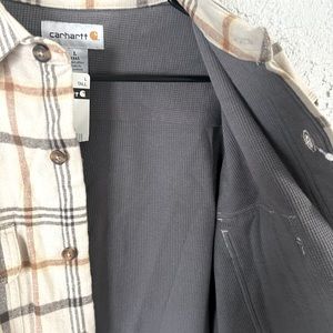 Men’s Carhartt flannel lined shirt L(tall)